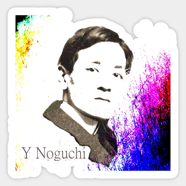 Yone Noguchi Sticker by mindprintz